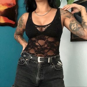 American Apparel lace bodysuit